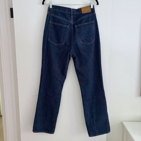 Aritzia Denim Forum The Joni High Rise Loose Jeans 29L Size 26 Inky Dark Blue - Picture 5 of 8